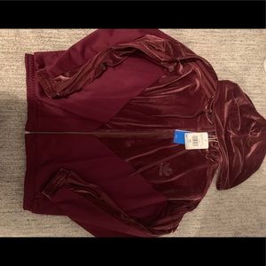 adidas Jackets & Coats - NWT adidas velvet jacket(MATCHING pant on my page) adidas Jackets & Coats - NWT adidas velvet jacket(MATCHING pant on my page)